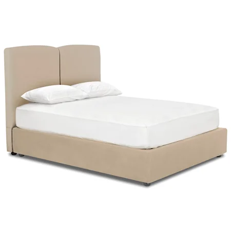 Chances Queen Bed with Upholstered Base